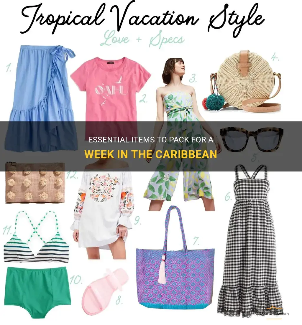 what to pack for 1 week in caribbean