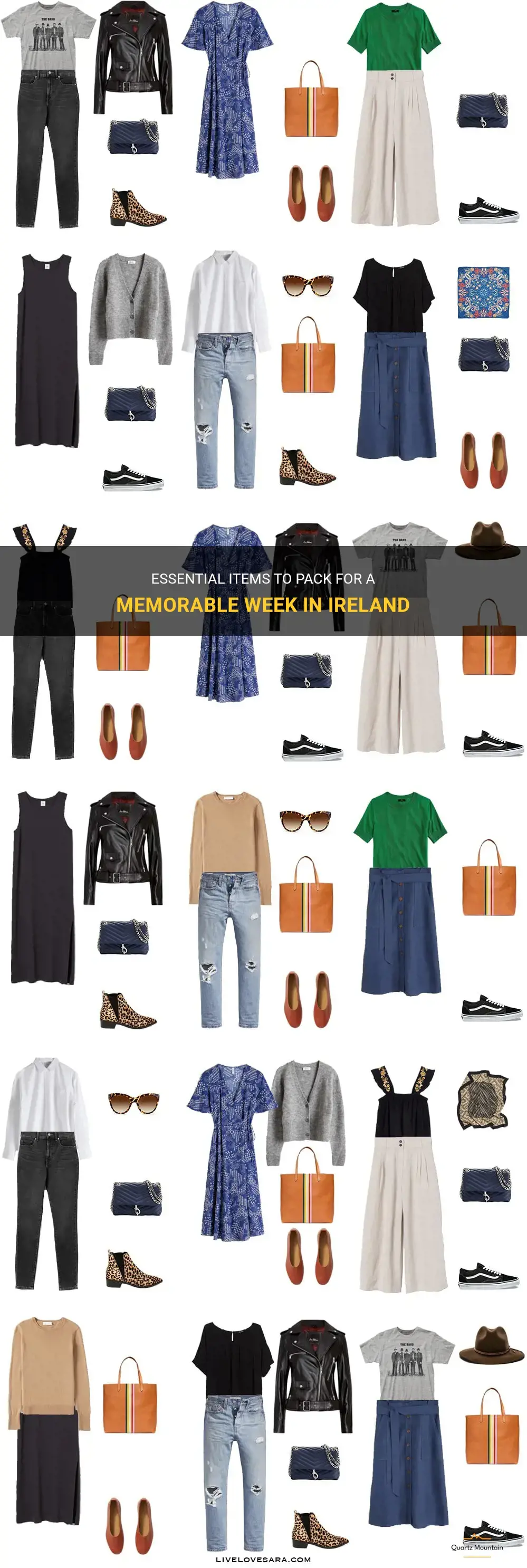 what to pack for 1 week in ireland