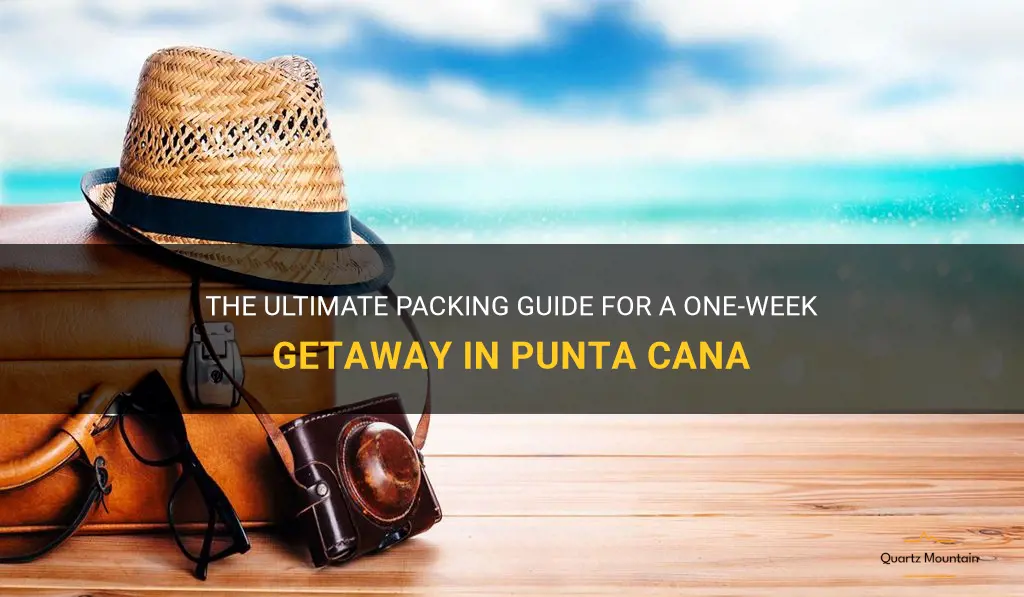 what to pack for 1 week in punta cana