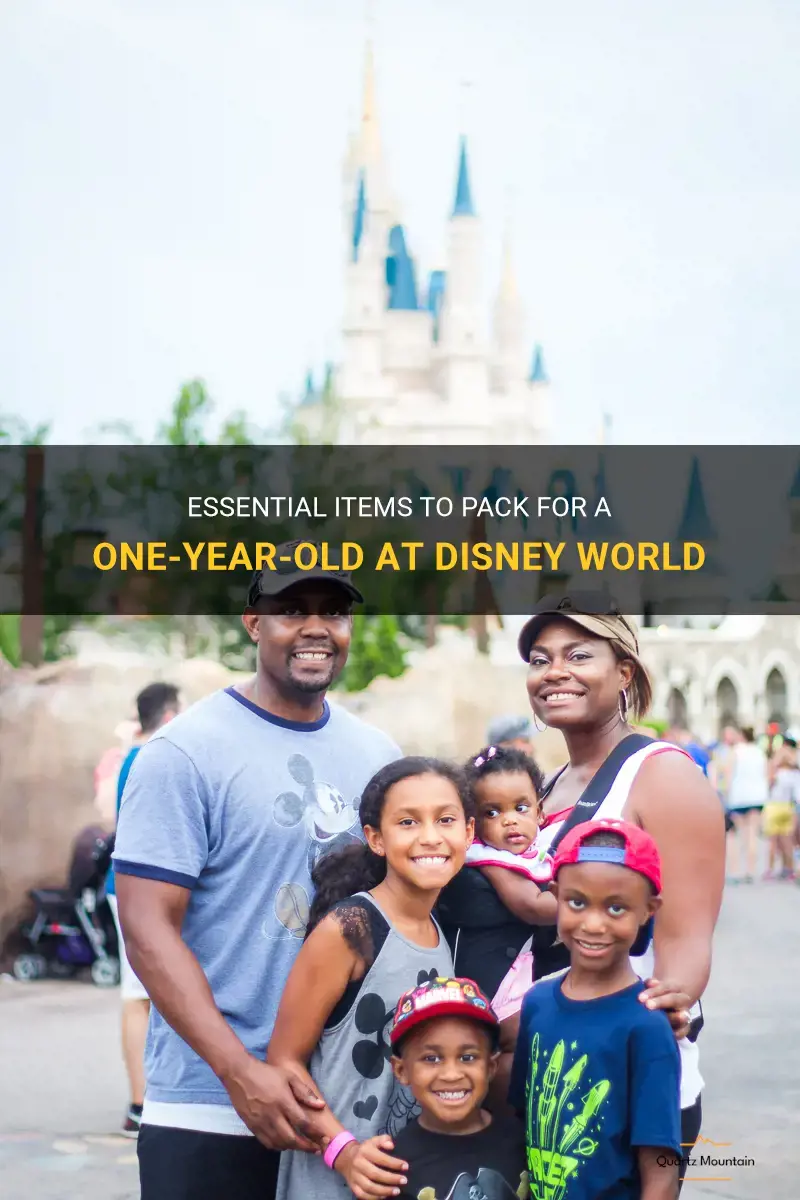 what to pack for 1 year old at disney world