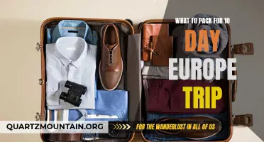Essential Packing List for a 10-Day Europe Trip