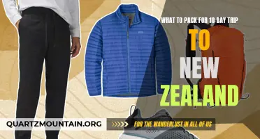Essential Items to Pack for a 10-Day Adventure in New Zealand