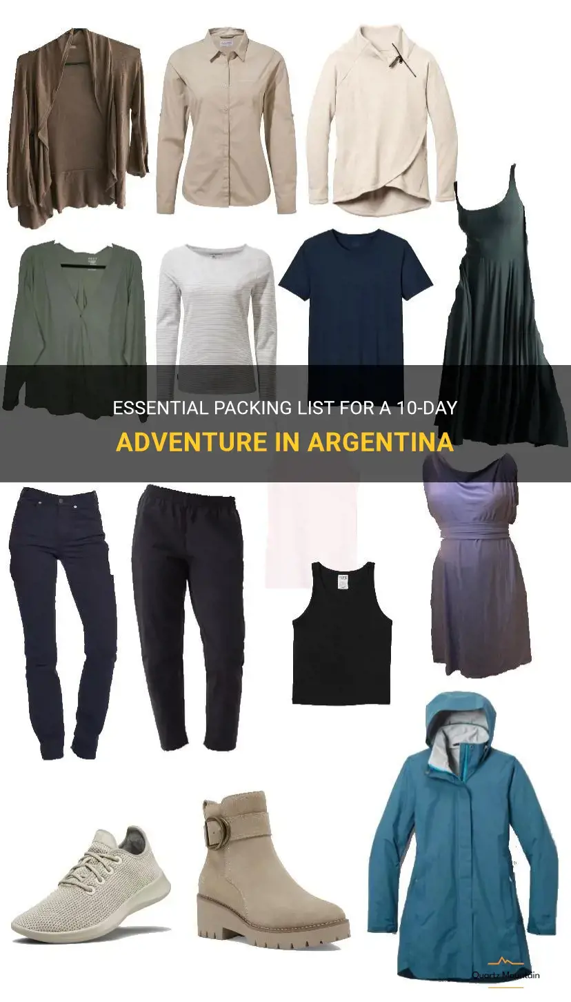 what to pack for 10 days in argentina