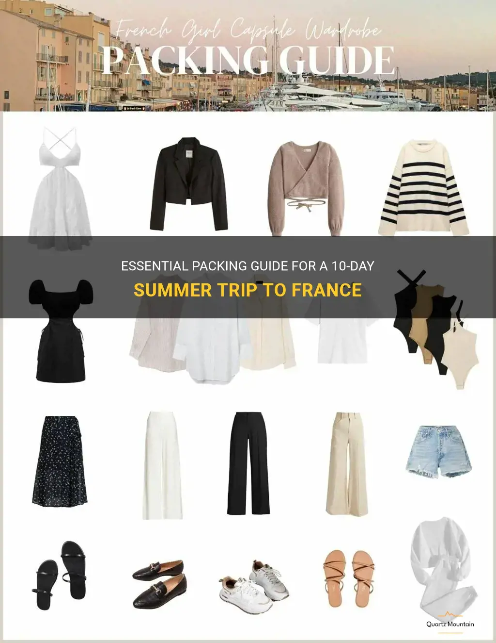 what to pack for 10 days in france summer