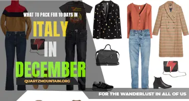 Essential Packing Guide for 10 Days in Italy during December