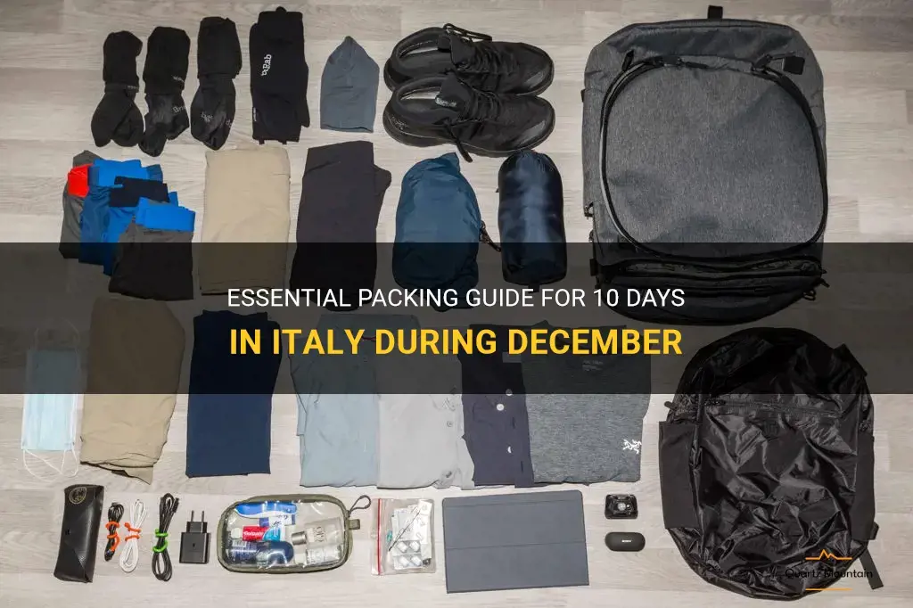 what to pack for 10 days in italy in december