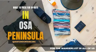 Packing Essentials for a 10-Day Adventure in Osa Peninsula