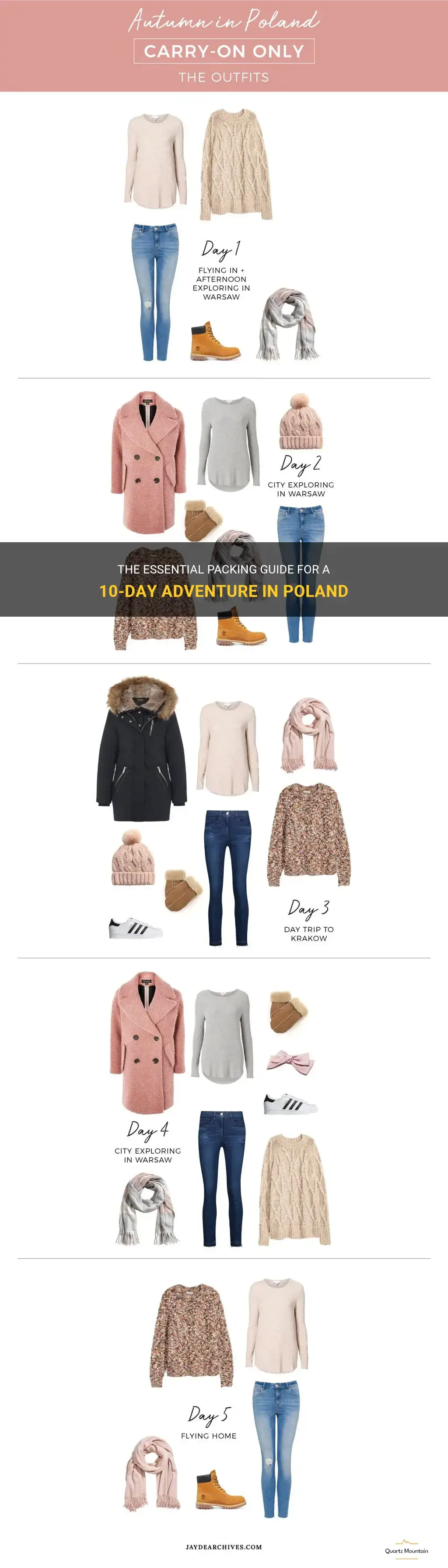what to pack for 10 days in poland