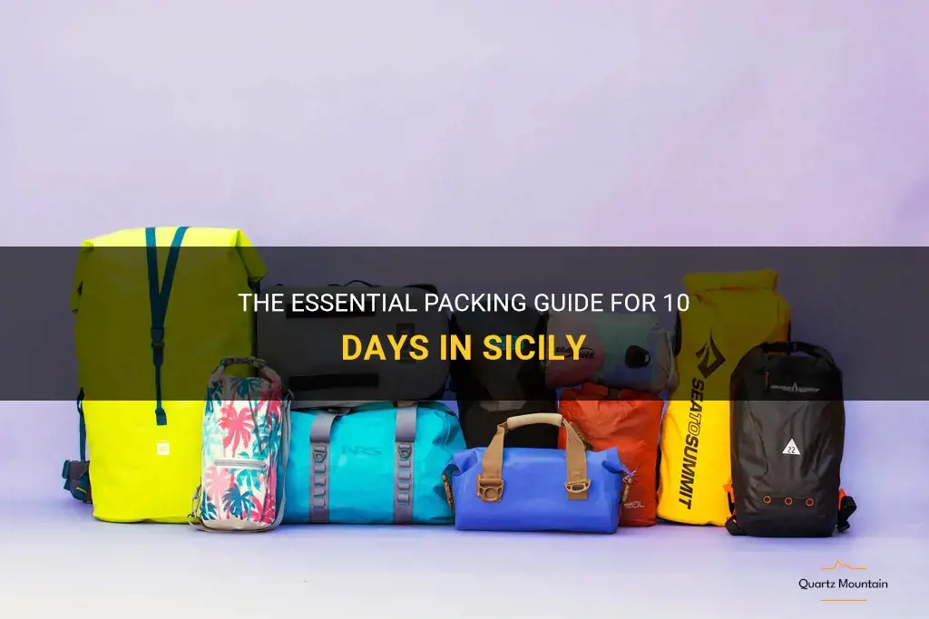 what to pack for 10 days in sicily