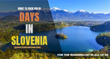 Essential Items to Pack for a 10-Day Adventure in Slovenia
