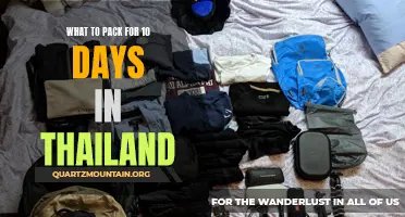 Essential Items to Pack for a 10-Day Adventure in Thailand