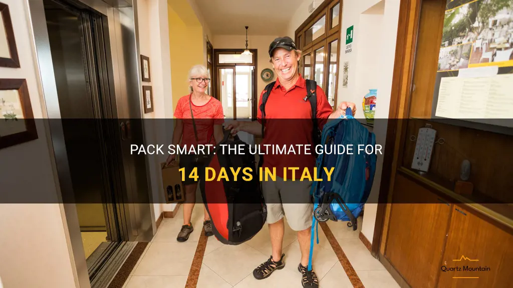 what to pack for 14 days in italy