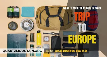 The Ultimate Packing Guide for a 15-Day Backpack Trip to Europe