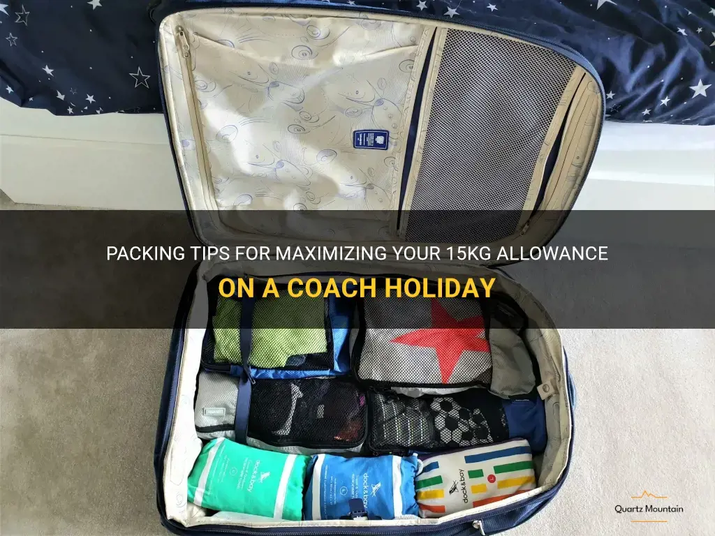 what to pack for 15kg allowance for a coach holiday