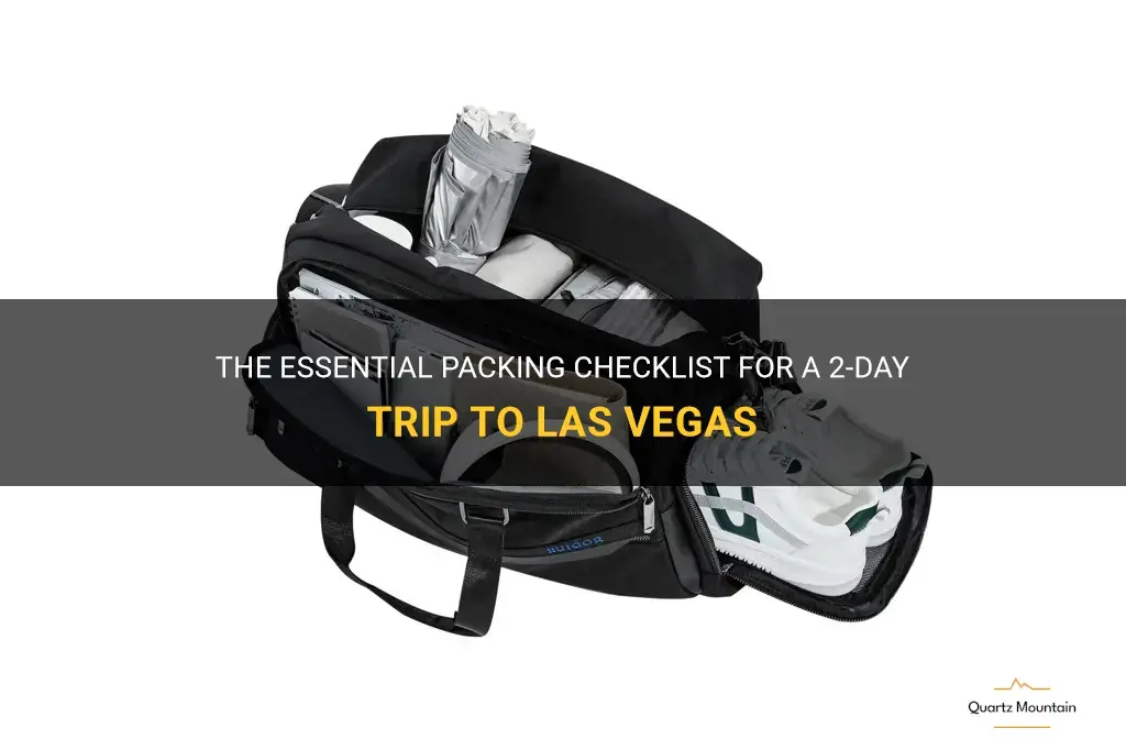 what to pack for 2 day trip to las vegas