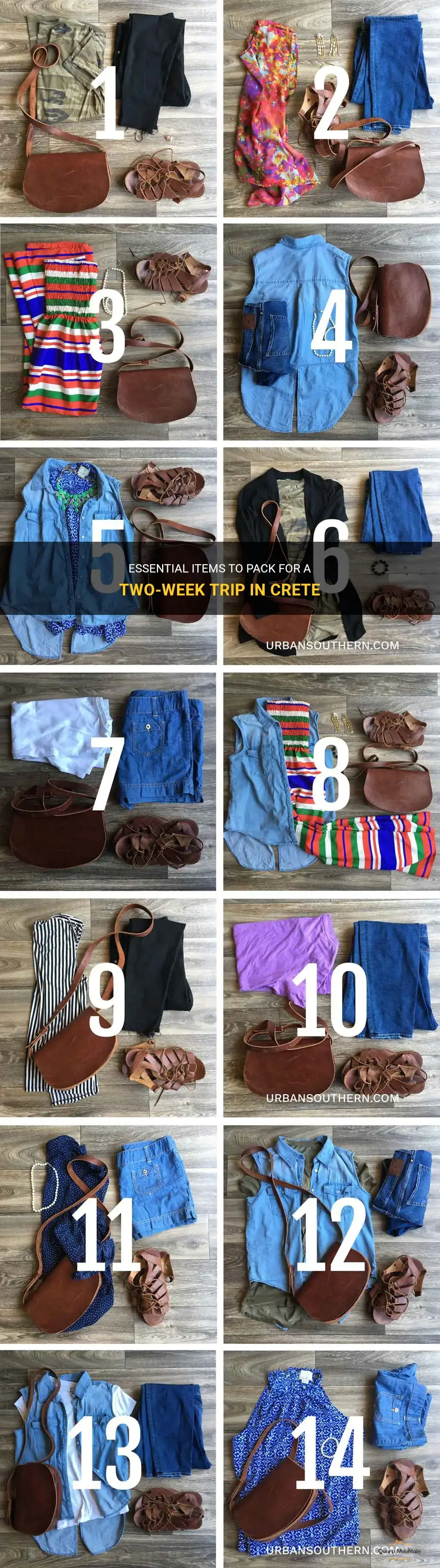 what to pack for 2 weeks in crete