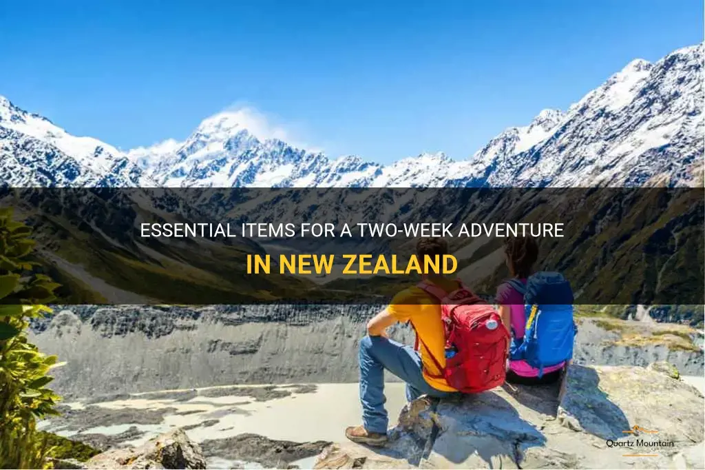 what to pack for 2 weeks in new zealand