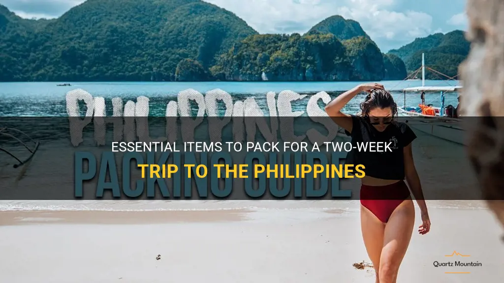 what to pack for 2 weeks in philippines