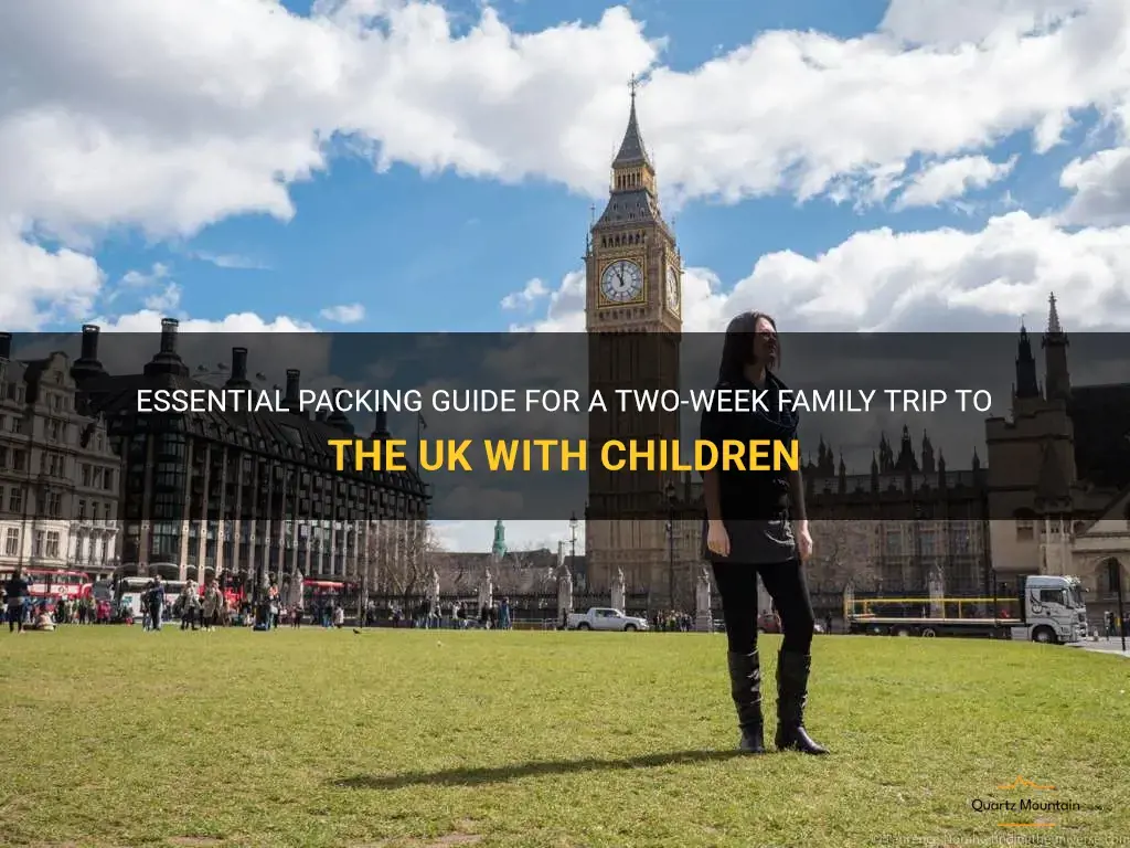 what to pack for 2 weeks in the uk children