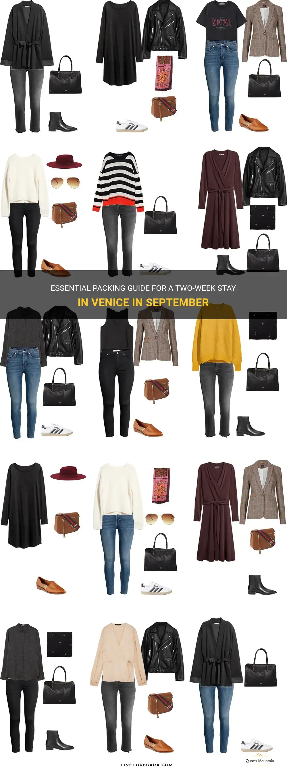 what to pack for 2 weeks in venice september