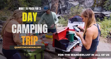 The Essential Packing List for a 3-Day Camping Trip