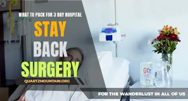Pack Like a Pro: Essential Items for a 3-Day Hospital Stay After Back Surgery
