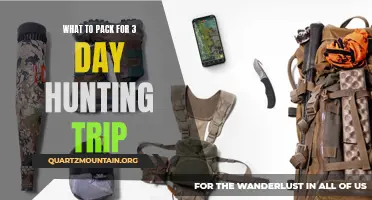 Essential Items to Pack for a Memorable 3-Day Hunting Trip
