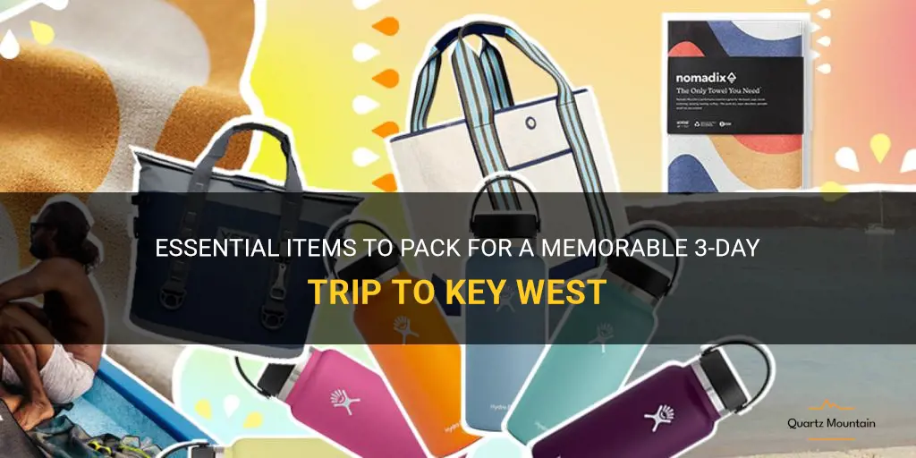 what to pack for 3 days in key west