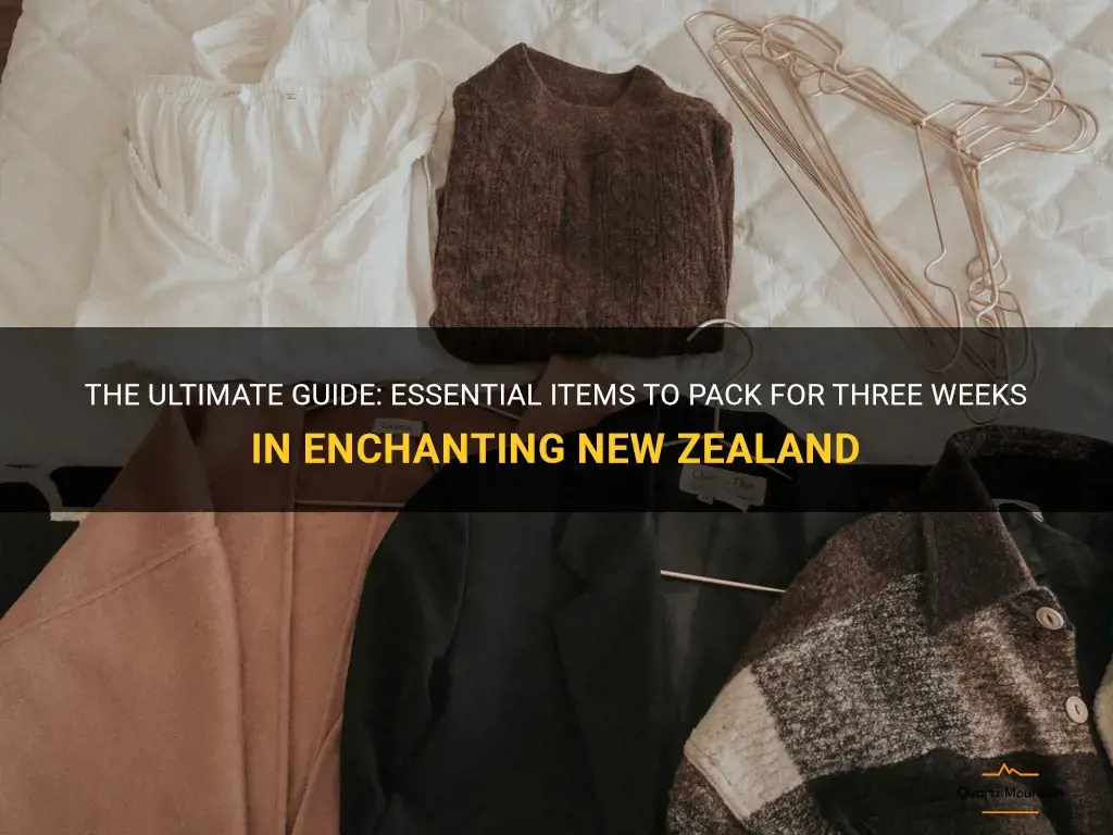 what to pack for 3 weeks in new zealand