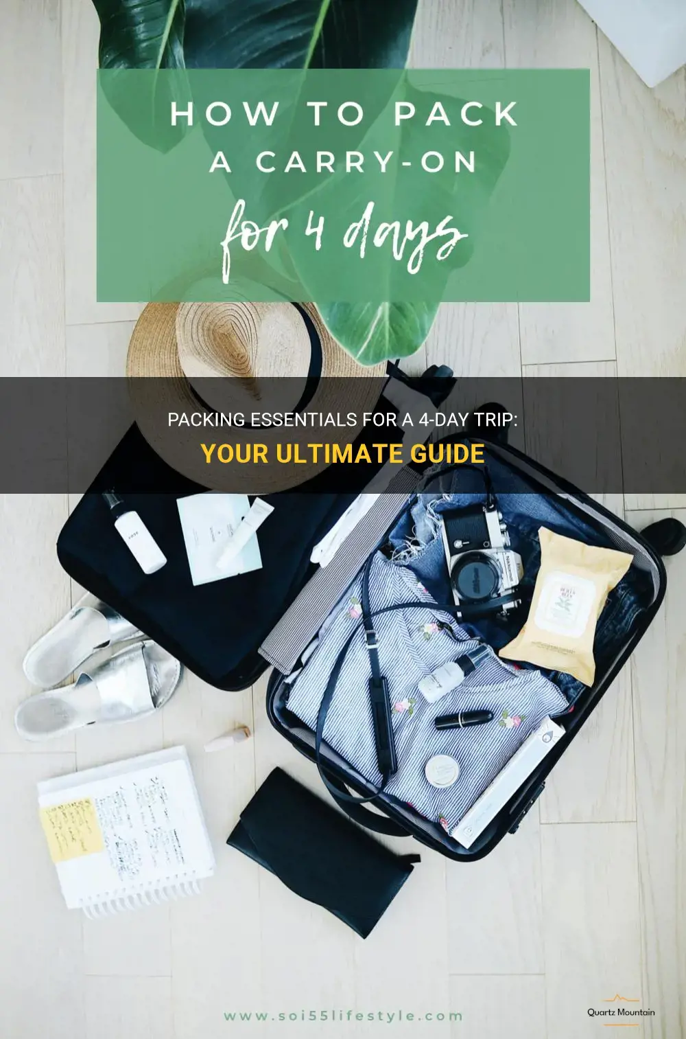 what to pack for 4 dsy trip