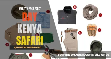 Essential Items to Pack for an Unforgettable 7-Day Kenya Safari
