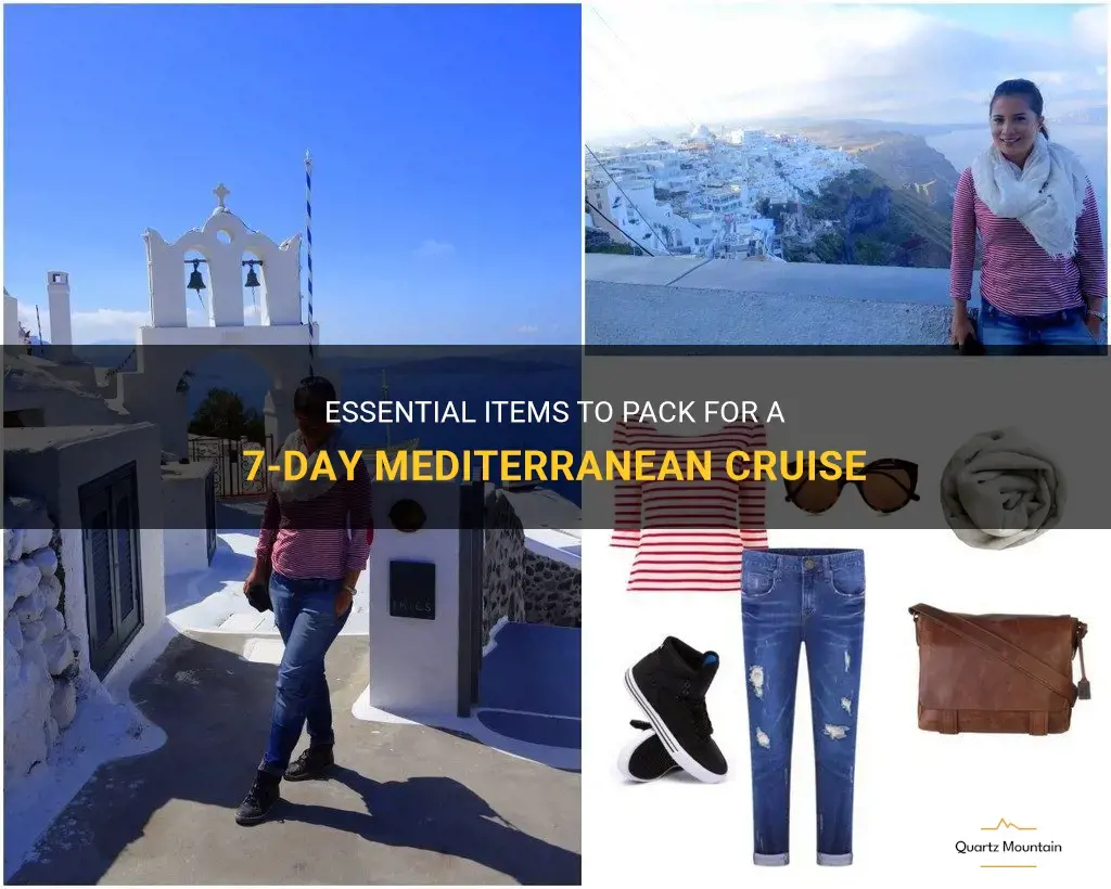 what to pack for 7 day mediterranean cruise