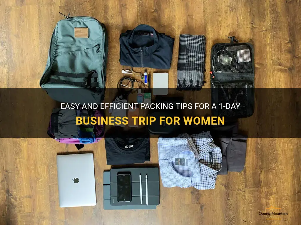 what to pack for a 1 day business trip women
