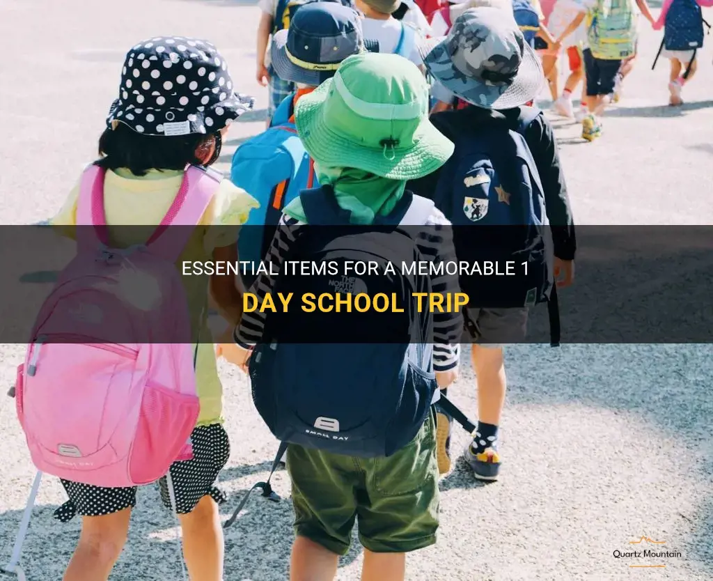 what to pack for a 1 day school trip