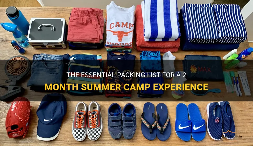 what to pack for a 2 month summer camp