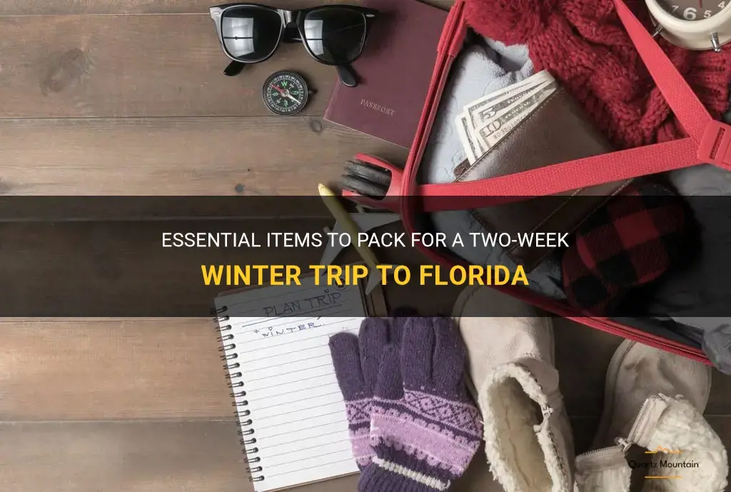 what to pack for a 2 week winter florida trip