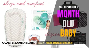 Essential Items to Pack for Your 5 Month Old Baby