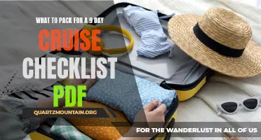 The Ultimate Checklist for Packing for a 9-Day Cruise [PDF Included!]