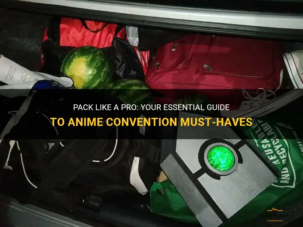what to pack for a anime convention