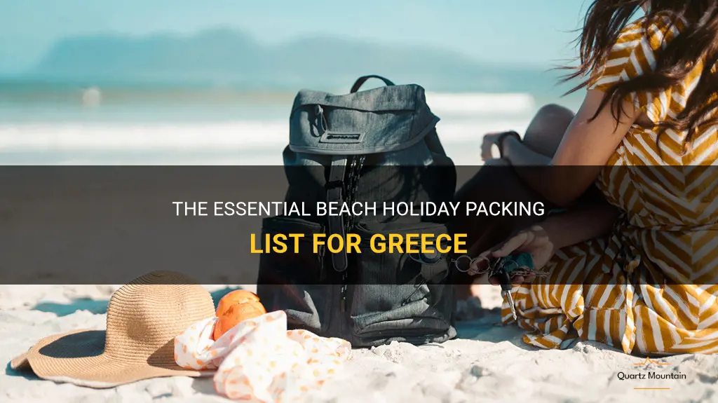 what to pack for a beach holiday in greece