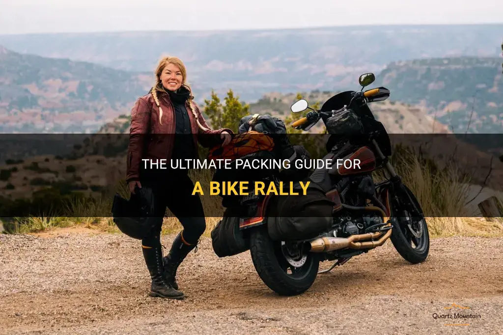 what to pack for a bike rally