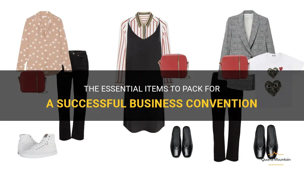 what to pack for a business convention