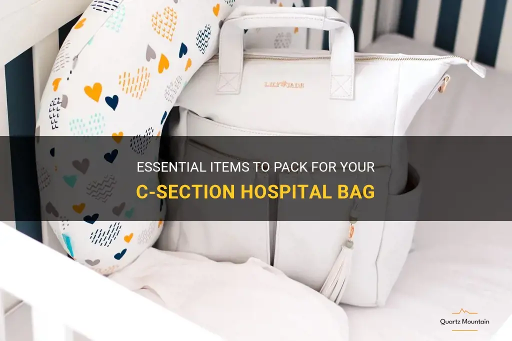 what to pack for a c section hospital bag