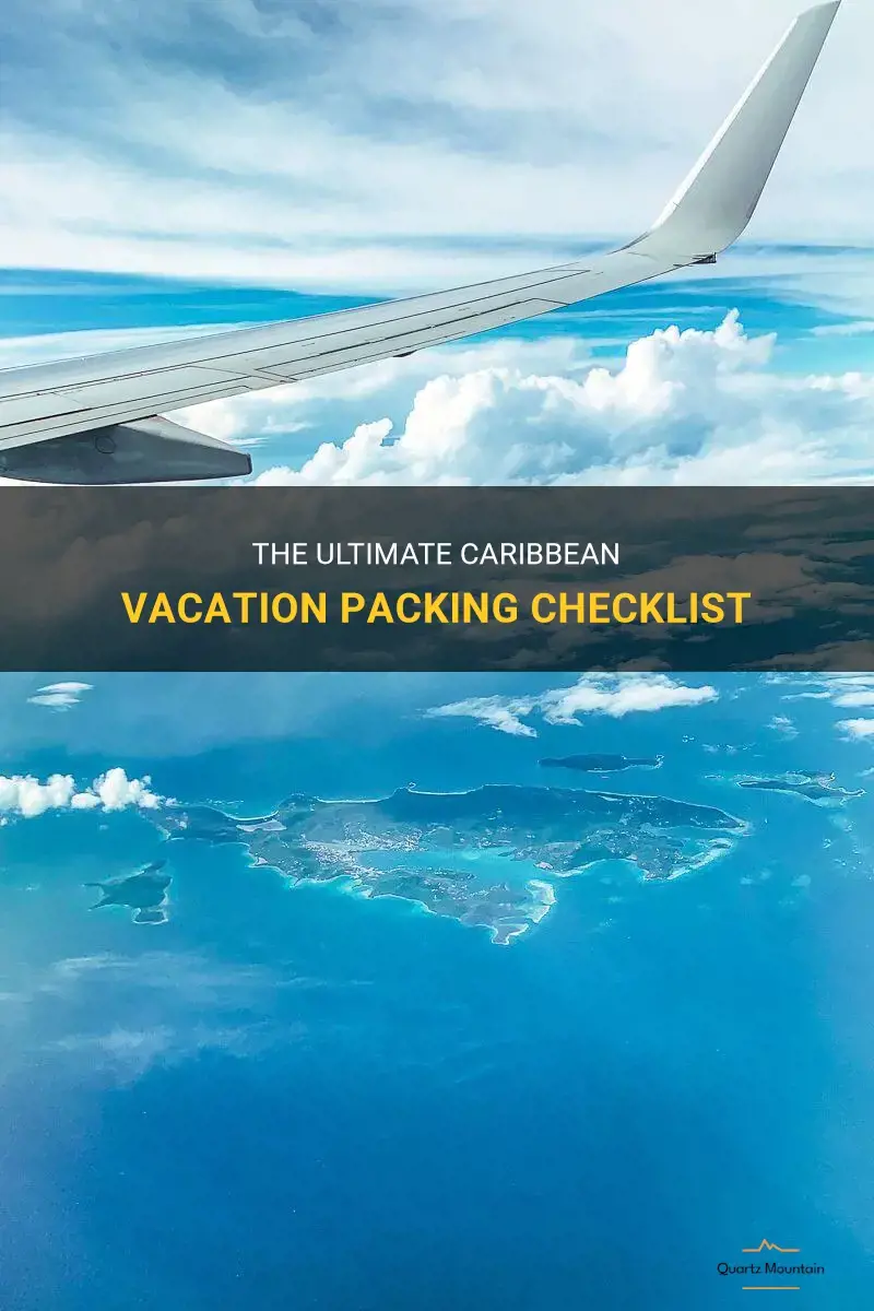 what to pack for a caribbean vacation checklist