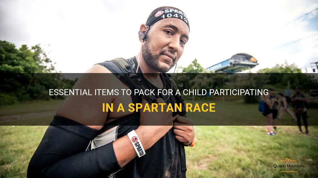 what to pack for a child at a spartan race