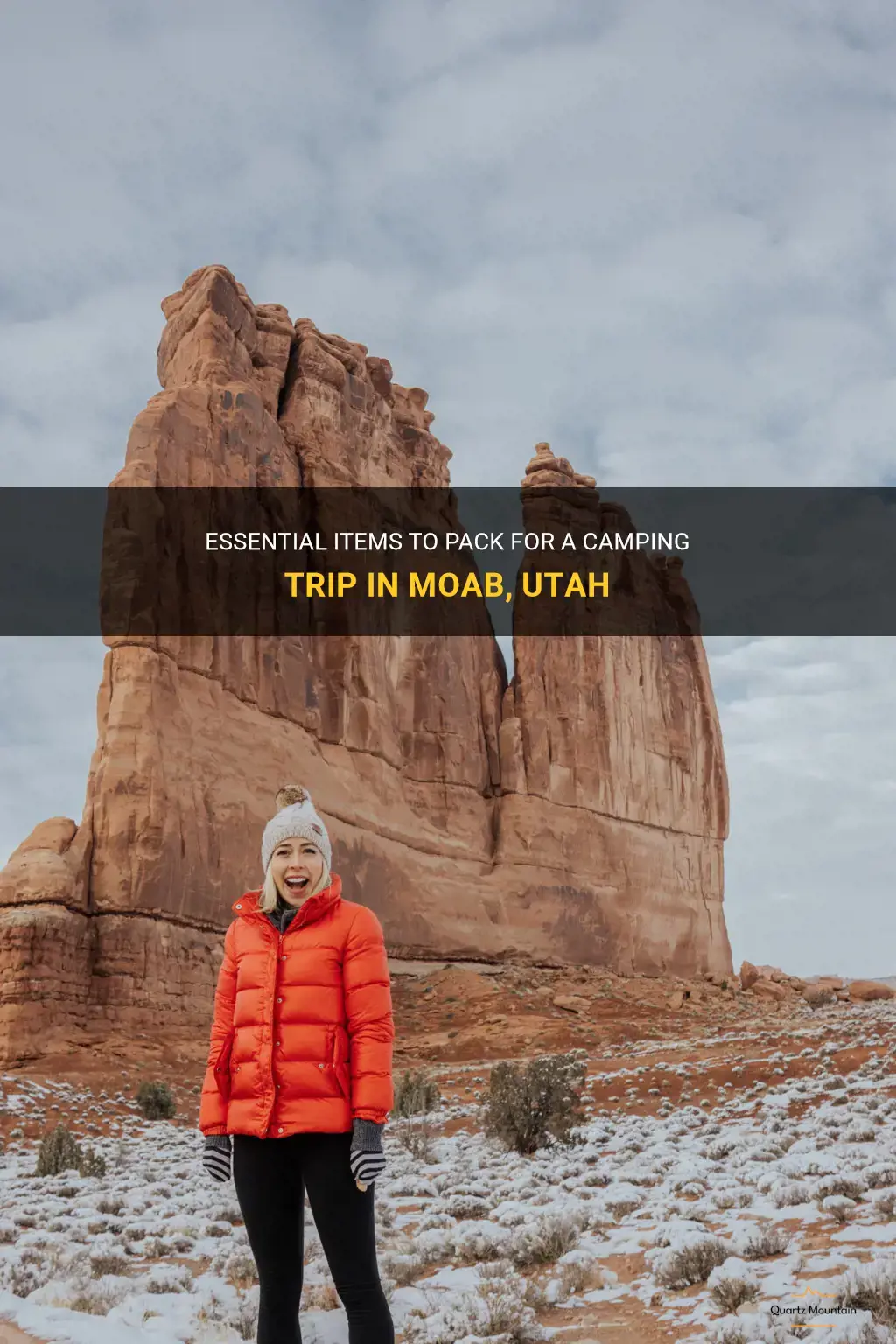 what to pack for a cmping trip in moab utah