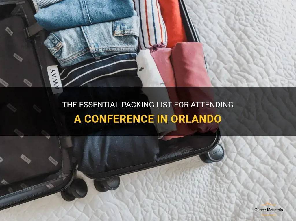 what to pack for a conference in orlando