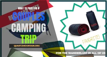 Essential Items to Pack for a Memorable Couples Camping Trip
