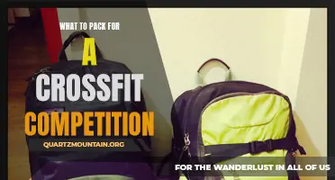 Preparing for a CrossFit Competition: Essential Gear and Supplies to Pack