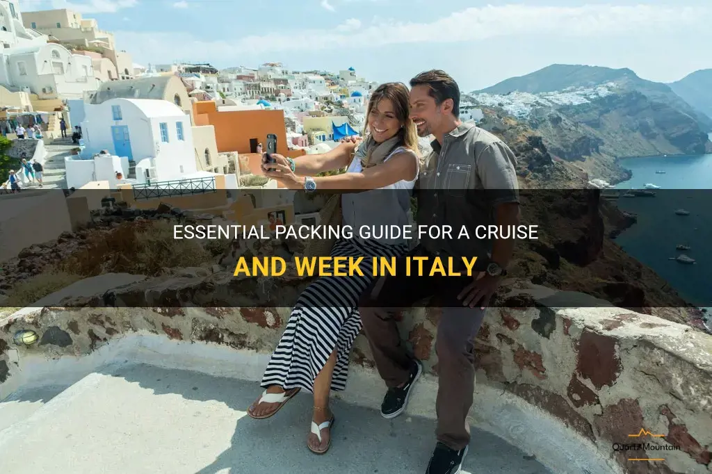 what to pack for a cruise and week in italy